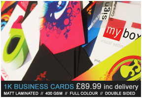 matt laminated business cards